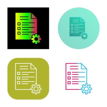 icono de vector de prueba