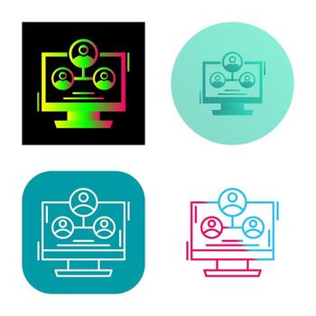 Hierarchy Structure Vector Icon