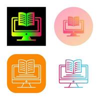 Digital Learning Vector Icon