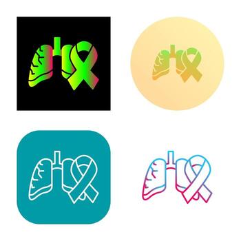 icono de vector de cáncer