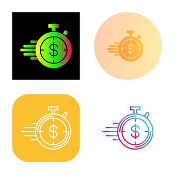 icono de vector de temporizador