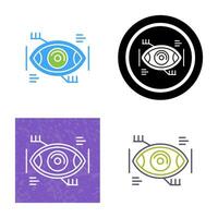 Eye Recongnition Vector Icon