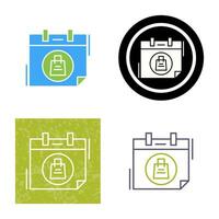 Calendar Vector Icon