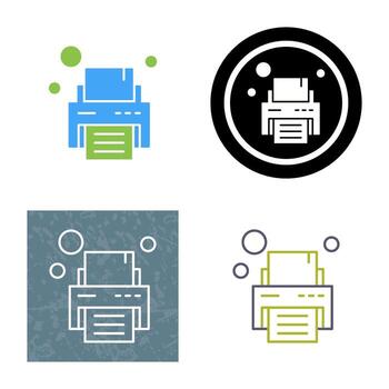icono de vector de impresora