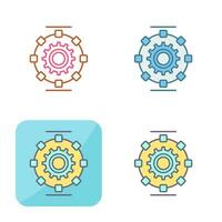 Automated Process Vector Icon