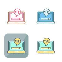 Digital Learning Vector Icon