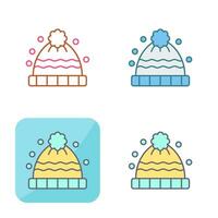 Winter Hat Vector Icon