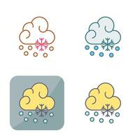 Snow Fall Vector Icon