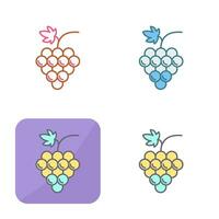 Grapes Vector Icon