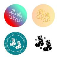 Winter Socks Vector Icon