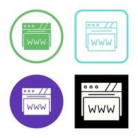 Web Browser Vector Icon