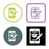 Online Course Vector Icon