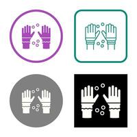 Winter Gloves Vector Icon