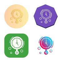 Wall Clock Vector Icon