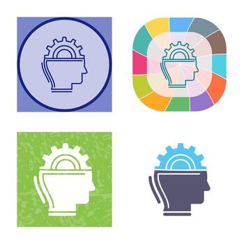 Machine Learning Vector Icon