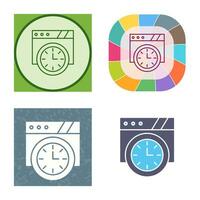 Wall Clock Vector Icon