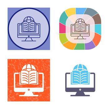 icono de vector de aprendizaje