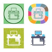 Desk Vector Icon