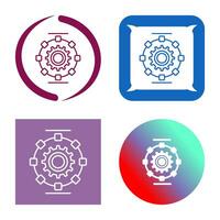 Automated Process Vector Icon