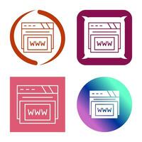 Www Vector Icon