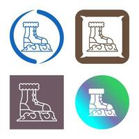 Snow Boots Vector Icon