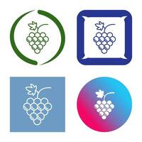 Grapes Vector Icon