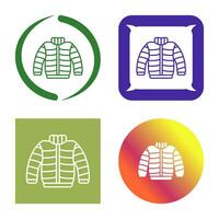 icono de vector de ropa de invierno