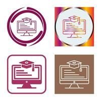 Online Learning Vector Icon