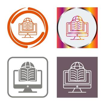 icono de vector de aprendizaje