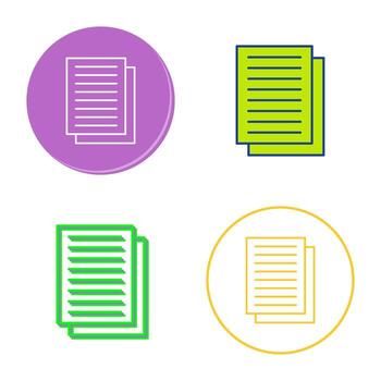 Document Vector Icon