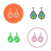 Earrings Vector Icon