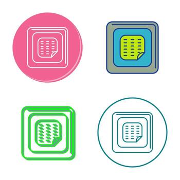 Nicotine Patch Vector Icon