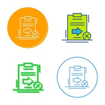 Send Failed Vector Icon