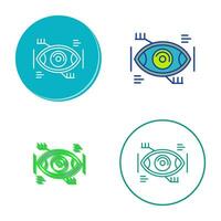 Eye Recongnition Vector Icon