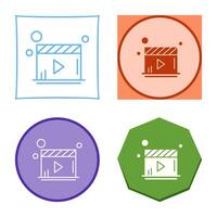 Video Player Vector Icon