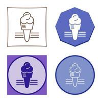 icono de vector de helado