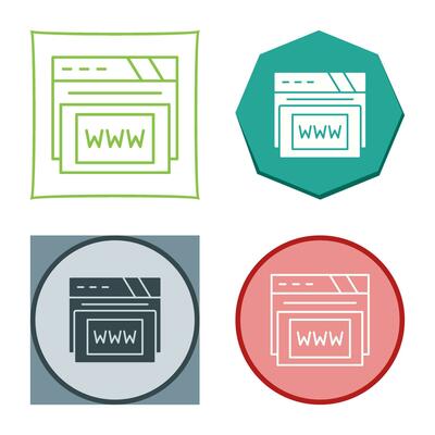 Www Vector Icon