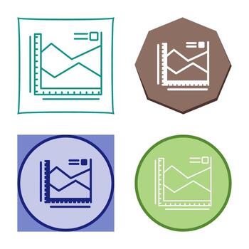 Spline Chart Vector Icon