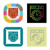 Wall Clock Vector Icon