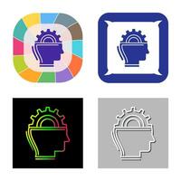 Machine Learning Vector Icon