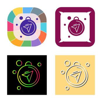 icono de vector de brújula