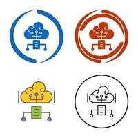 Cloud Computing Vector Icon