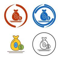 Money Bag Vector Icon