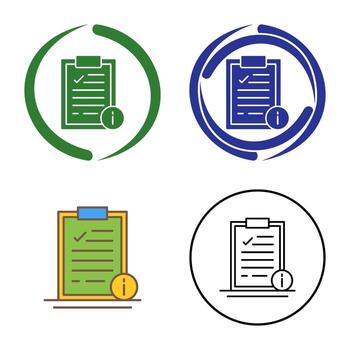 icono de vector de información