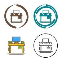 Desk Vector Icon