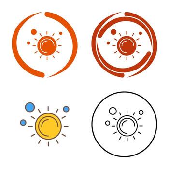 Sun Vector Icon