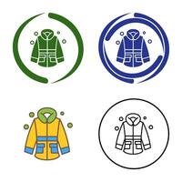 Winter Jacket Vector Icon