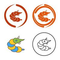 Shrimp Vector Icon