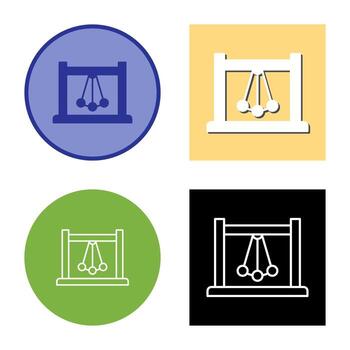 icono de vector de péndulo