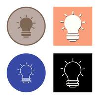 Light Bulb Vector Icon